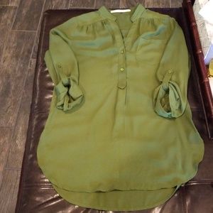 Olive green blouse